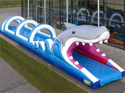 Big Mouth Inflatable Shark Slide 